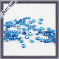 Small Size Blue Oval Shape Cubic Zirconia